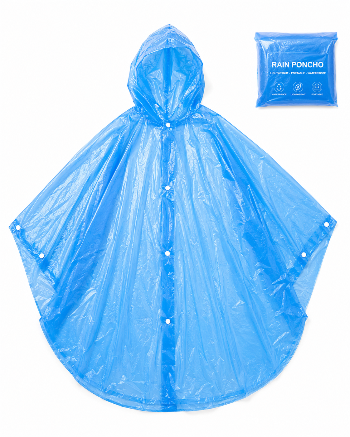 PE Rain Poncho